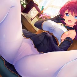 This is a pixiv picture whose title is せんぱ〜い、顔真っ赤じゃないですか〜💕.