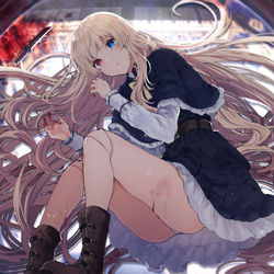 This is a pixiv picture whose title is この世界の外へ.