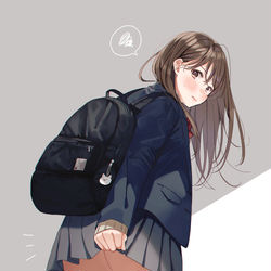 This is a pixiv picture whose title is ……見た？.