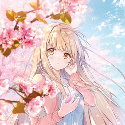 This is a pixiv picture whose title is 春の息吹.