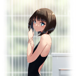 This is a pixiv picture whose title is 不意打ちスレンダー.