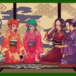This is a pixiv picture whose title is Uta Garuta.