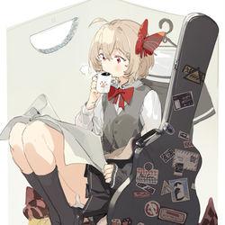 This is a pixiv picture whose title is ルーミア.