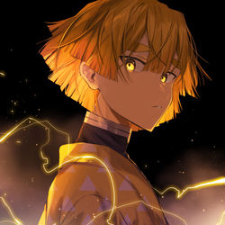 This is a pixiv picture whose title is 善逸まとめ.