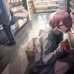 This is a pixiv picture whose title is snack.