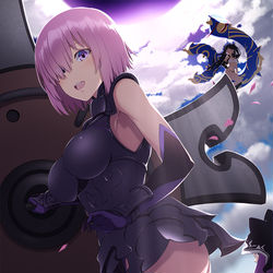 This is a pixiv picture whose title is 絶対魔獣戦線バビロニア.