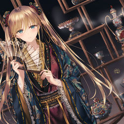 This is a pixiv picture whose title is 景泰蓝.
