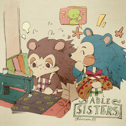 This is a pixiv picture whose title is エイブルシスターズ.