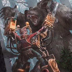 This is a pixiv picture whose title is Grizzly Suit.
