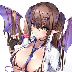 This is a pixiv picture whose title is 悪魔的少女-ルミル-.