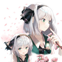 This is a pixiv picture whose title is 桜妖夢ちゃん.