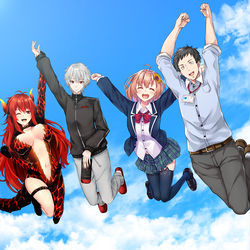 This is a pixiv picture whose title is ド葛本社のきららジャンプ.
