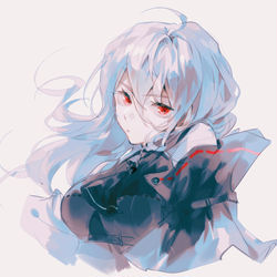 This is a pixiv picture whose title is 斯卡蒂.