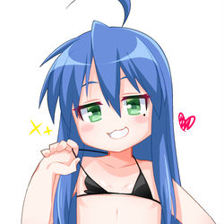 This is a pixiv picture whose title is マイクロビキニこなた＝ω＝..
