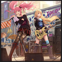 This is a pixiv picture whose title is YOLO!.