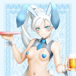 This is a pixiv picture whose title is RWBY Weiss.