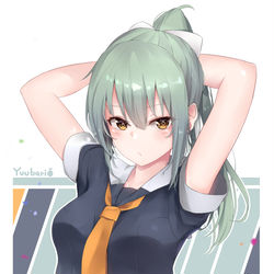 This is a pixiv picture whose title is 夕張.