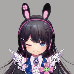 This is a pixiv picture whose title is 月ノ美兎フラスタ小物用イラスト.
