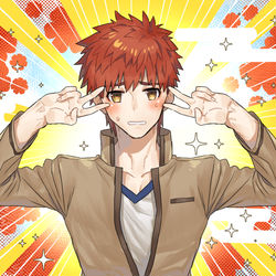 This is a pixiv picture whose title is モテモテのマスター.
