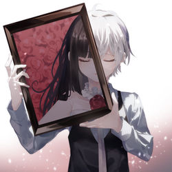 This is a pixiv picture whose title is このまま深く眠るだけ＿.