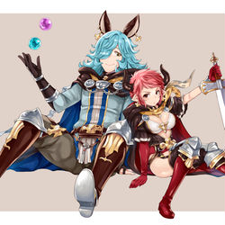 This is a pixiv picture whose title is ドラスツまとめ（グラブル）.