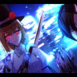 This is a pixiv picture whose title is 「「大丈夫、世界を救わなくてもいいん(で)すよ」」.