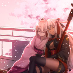 This is a pixiv picture whose title is 眠.