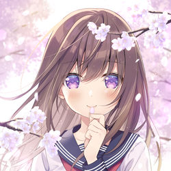 This is a pixiv picture whose title is 「今年も咲いたね。」.