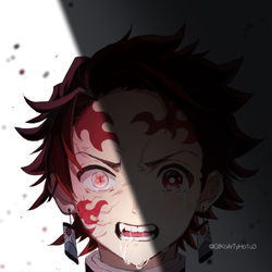 This is a pixiv picture whose title is 世界一慈しい鬼⚠️ネタバレ注意⚠️.