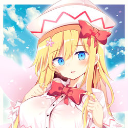 This is a pixiv picture whose title is 爆乳リリーちゃん.