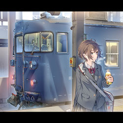 This is a pixiv picture whose title is 秋の終わり、冬の始まり.