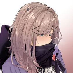 This is a pixiv picture whose title is ワンサイドに髪を流すのすこ.