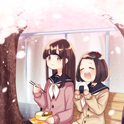 This is a pixiv picture whose title is おべんと！！.