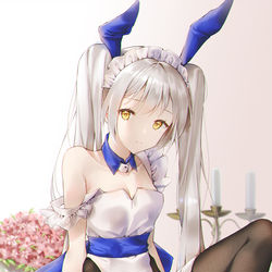 This is a pixiv picture whose title is バニーメード.
