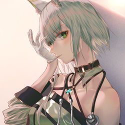 This is a pixiv picture whose title is Kal'tsit.