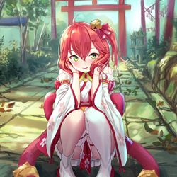 This is a pixiv picture whose title is みこちゃん.