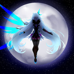 This is a pixiv picture whose title is moon / sun.