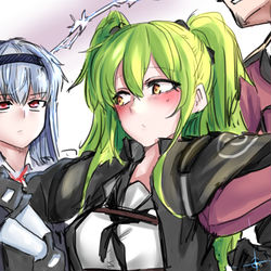 This is a pixiv picture whose title is 캘리코 쟁탈전.
