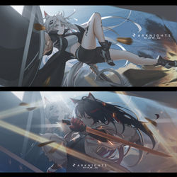 This is a pixiv picture whose title is 《支援》.