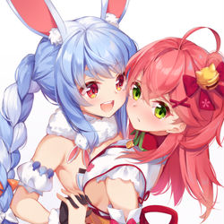 This is a pixiv picture whose title is てぇてぇ！！.