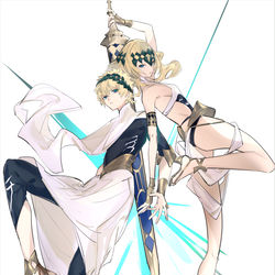 This is a pixiv picture whose title is 双子.