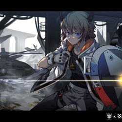 This is a pixiv picture whose title is Arknights.