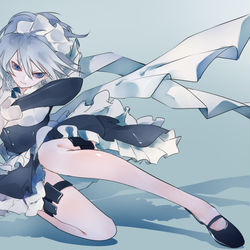 This is a pixiv picture whose title is メイド長.