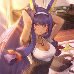 This is a pixiv picture whose title is ファッションモデル「ニトクリスちゃん」.