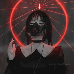 This is a pixiv picture whose title is Stigmata.