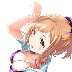 This is a pixiv picture whose title is 水着真乃ちゃんの演出が素晴らしすぎる件について🤔.