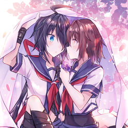 This is a pixiv picture whose title is いま、このひとときだけでも.