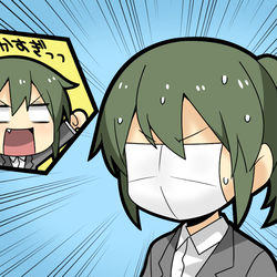 This is a pixiv picture whose title is 先輩がうざい後輩の話　.