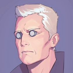 This is a pixiv picture whose title is バトー　キャラクターデザイン.