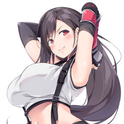 This is a pixiv picture whose title is ティファリメイク.